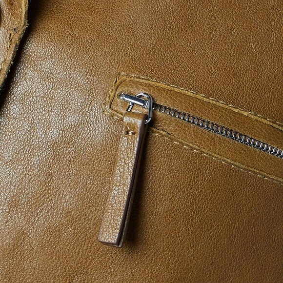 Khaite Russo Lambskin Leather Jacket in Tan 4 - Picture 3 of 15